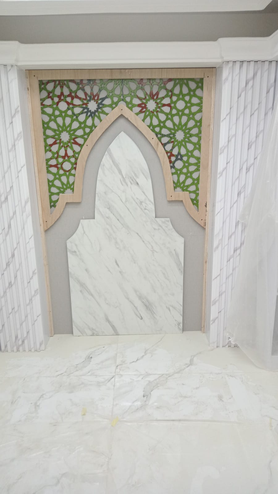 Portofolio Interior Backdrop Masjid